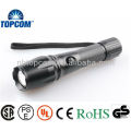 High power Cree LED Flashlight with lenser beam 3 AAA batteries